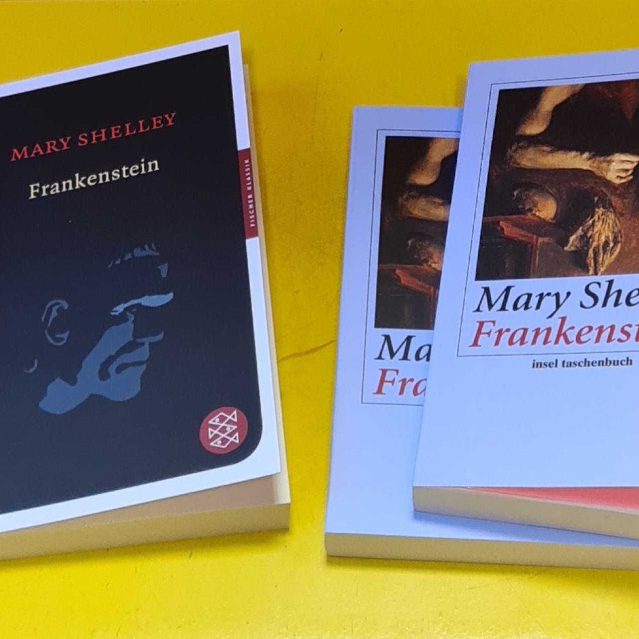 Mary Shelley Frankenstein Leseexemplare