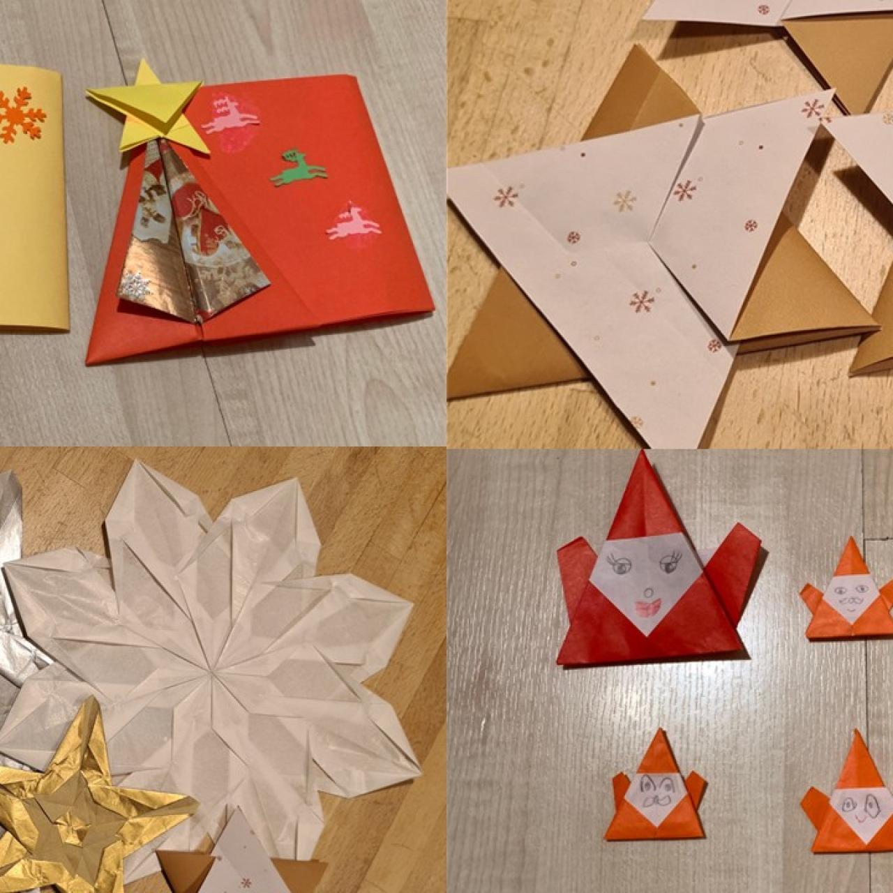 Origami Modelle Advent